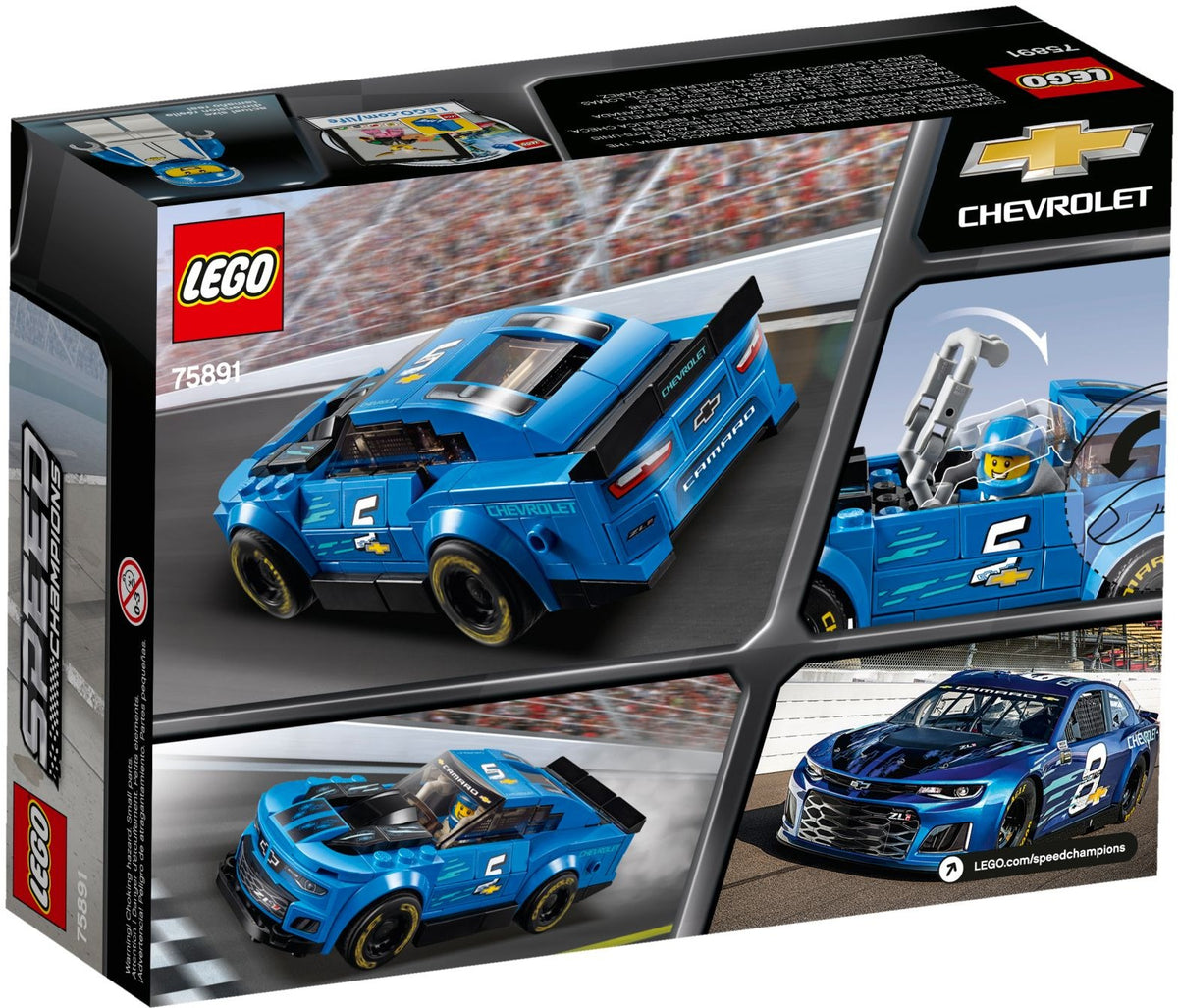 LEGO Speed Champions: 75891 Speed Champions Chevrolet Camaro ZL1 Race Car Collectible (75891) - New Sealed - set details