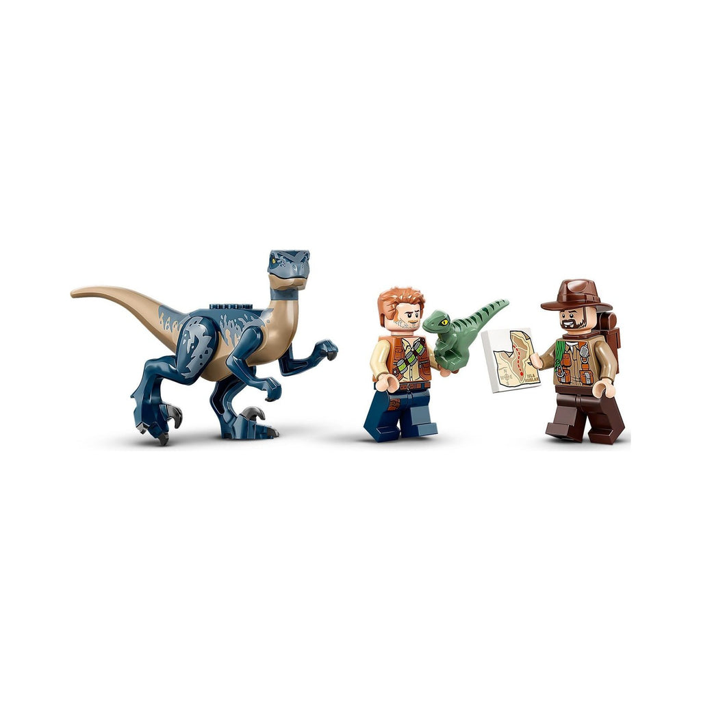 LEGO Jurassic World: Velociraptor: Biplane Rescue Mission (75942) - New Sealed - minifigures