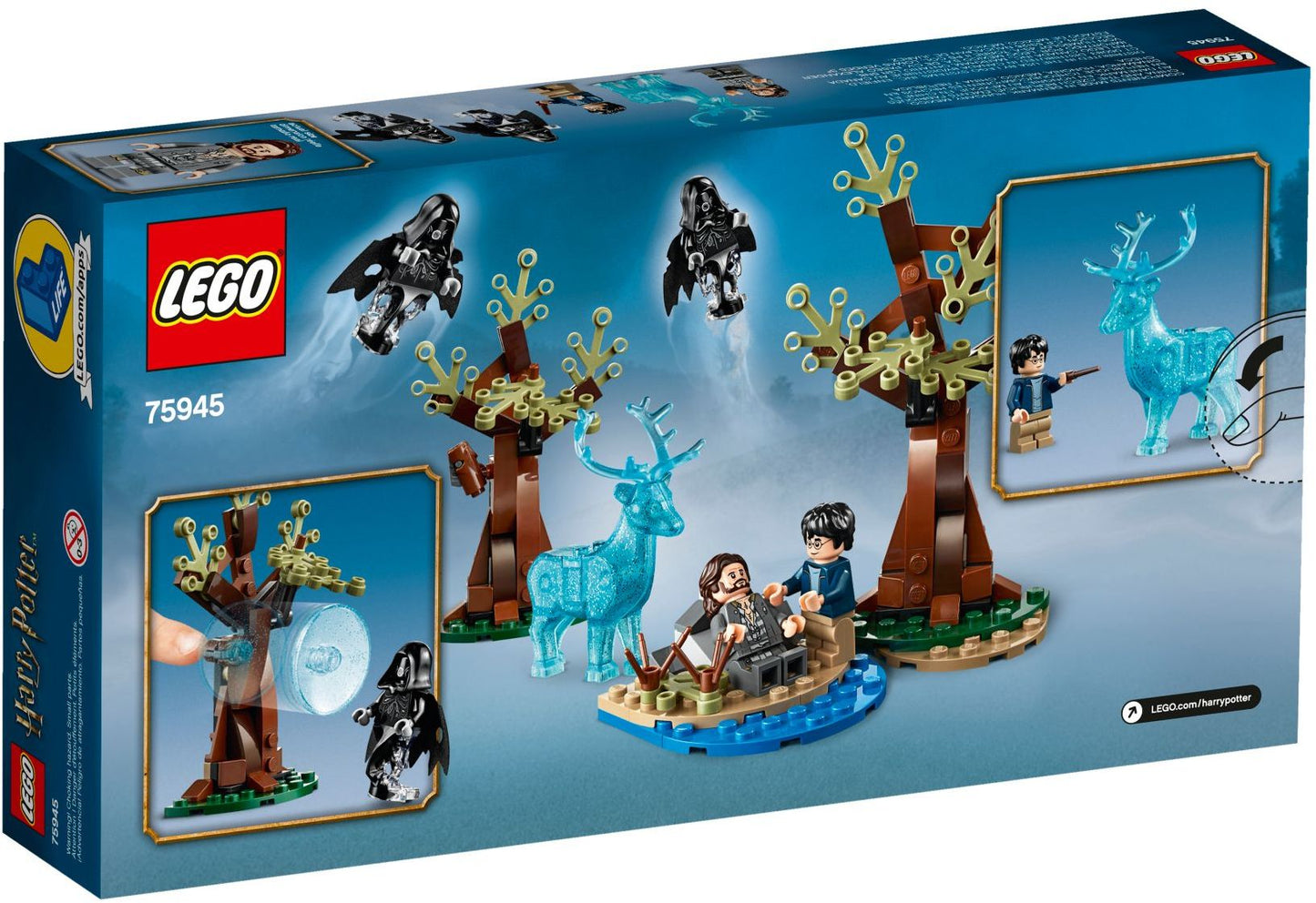 LEGO Harry Potter: 75945 Harry Potter Expecto Patronum Set with 4 Minifigures and Patronus Stag Figure (75945) - New Sealed