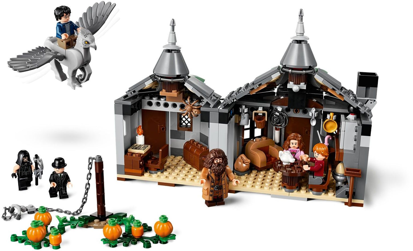 LEGO Harry Potter: 75947 Harry Potter Hagrid’s Hut: Buckbeak’s Rescue Playset with Hippogriff Figure, Toy Gift Idea for Kids Age 8+ (75947) - New Sealed