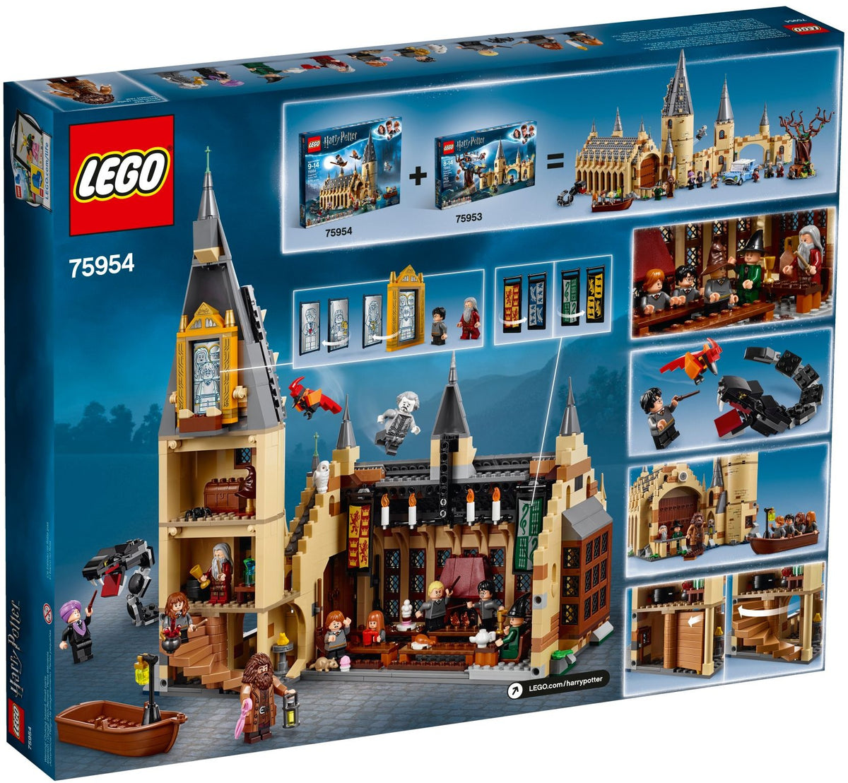 LEGO Harry Potter: Hogwarts Great Hall (75954) - New Sealed - alternate view