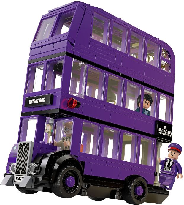 LEGO Harry Potter: 75957 Harry Potter Knight Bus Toy, Triple-decker Collectable Set with Minifigures, for Kids Age 8+ (75957) - New Sealed