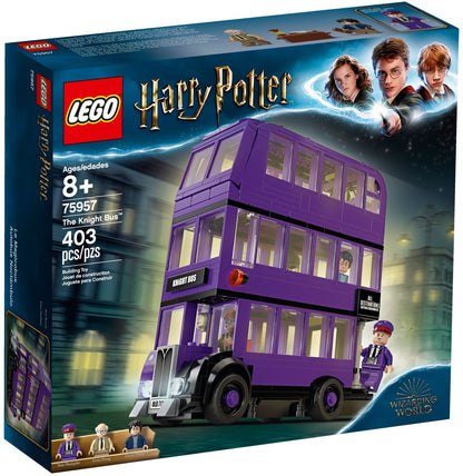 LEGO Harry Potter: 75957 Harry Potter Knight Bus Toy, Triple-decker Collectable Set with Minifigures, for Kids Age 8+ (75957) - New Sealed