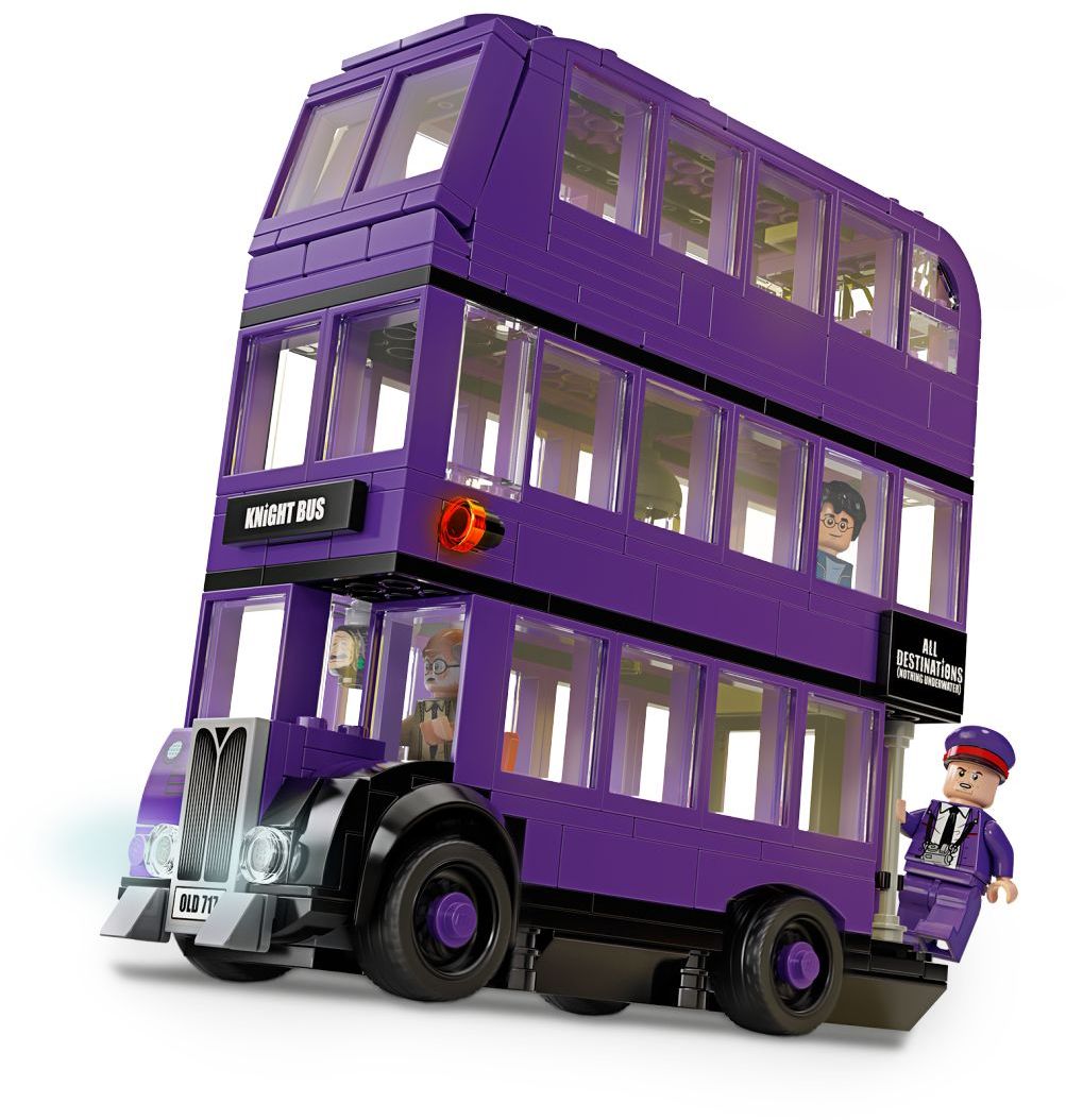 LEGO Harry Potter: 75957 Harry Potter Knight Bus Toy, Triple-decker Collectable Set with Minifigures, for Kids Age 8+ (75957) - New Sealed - built set