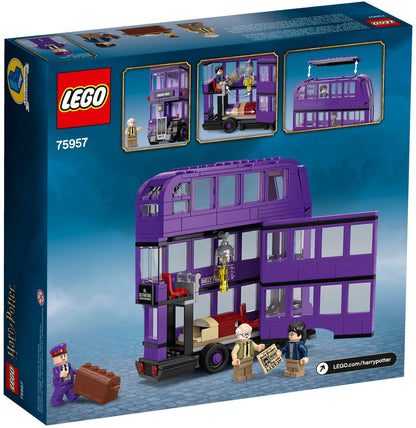LEGO Harry Potter: 75957 Harry Potter Knight Bus Toy, Triple-decker Collectable Set with Minifigures, for Kids Age 8+ (75957) - New Sealed
