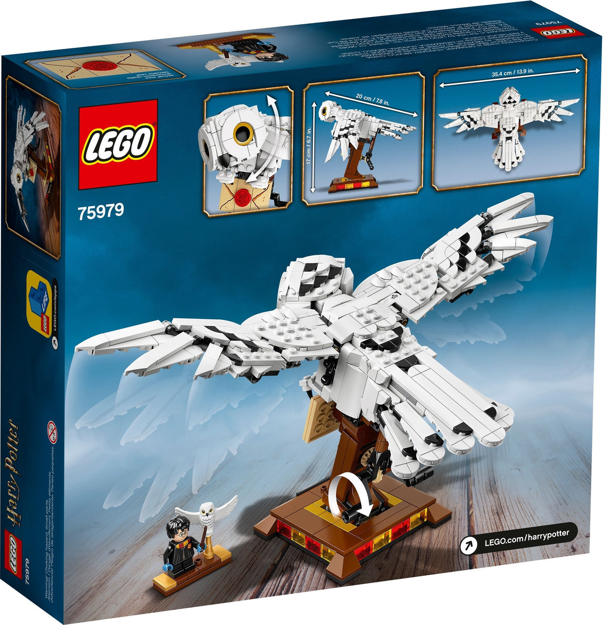 LEGO Harry Potter: Hedwig (75979) - New Sealed - rear view