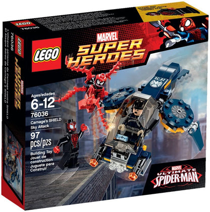 LEGO Super Heroes Marvel: Carnage's SHIELD Sky Attack (76036) - New Sealed - built set