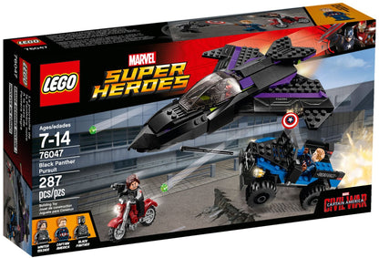 LEGO Super Heroes Marvel: Black Panther Pursuit (76047) - New Sealed