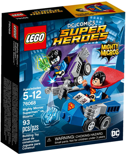 LEGO Super Heroes DC: Super Heroes Mighty Micros: Superman Vs. Bizarro 76068 Building Kit (76068) - New Sealed
