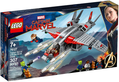 LEGO Super Heroes Marvel: Captain Marvel and The Skrull Attack (76127) - New Sealed - box front