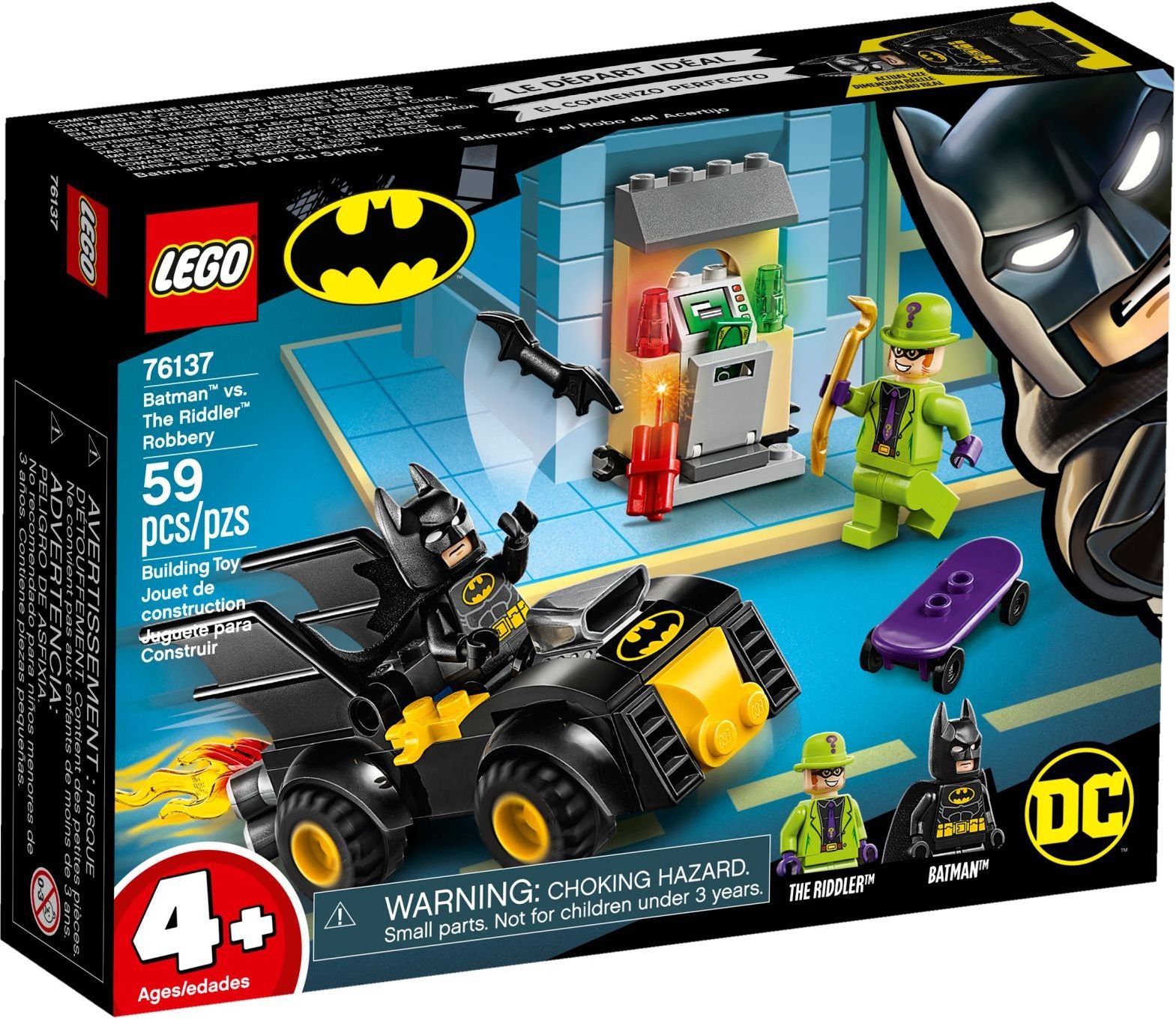 LEGO Super Heroes DC: Batman vs. The Riddler Robbery (76137) - New Sealed - box front