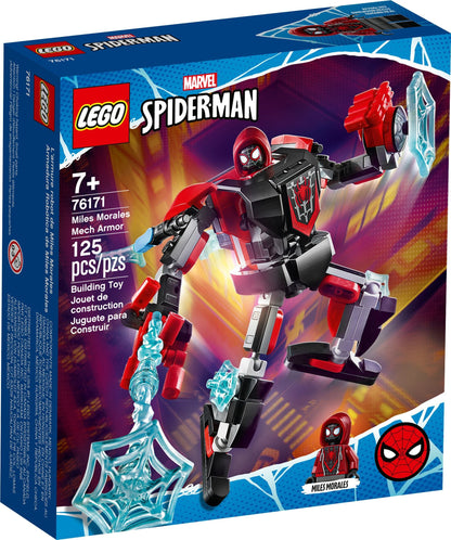 LEGO Super Heroes Marvel: Miles Morales Mech Armor (76171) - New Sealed - box front