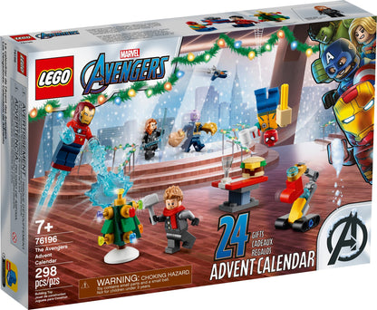 LEGO Advent: Marvel The Avengers Advent Calendar 2021 (76196) - New Sealed - box front