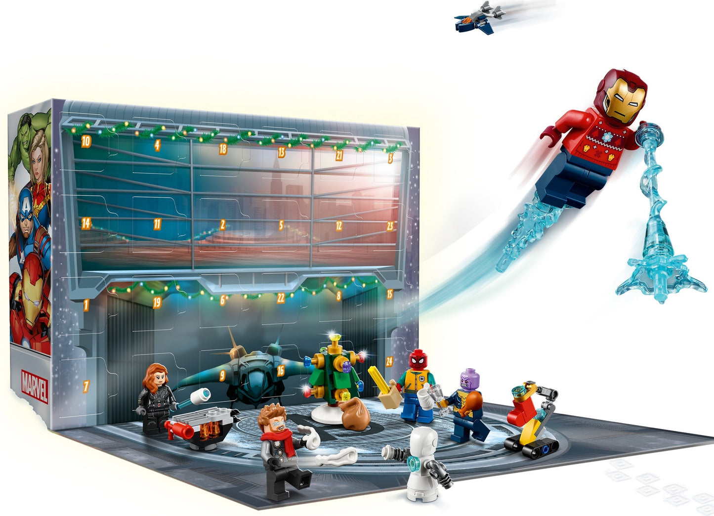 LEGO Advent: Marvel The Avengers Advent Calendar 2021 (76196) - New Sealed - set details