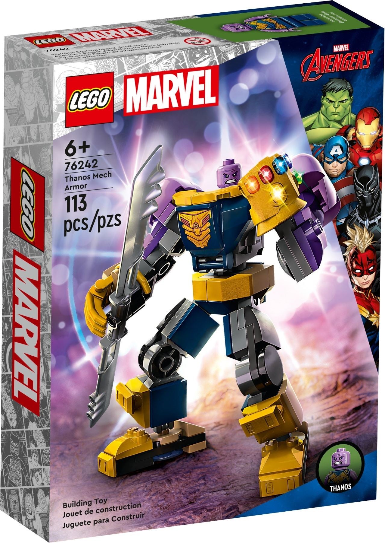 LEGO Super Heroes Marvel: Thanos Mech Armor (76242) - New Sealed