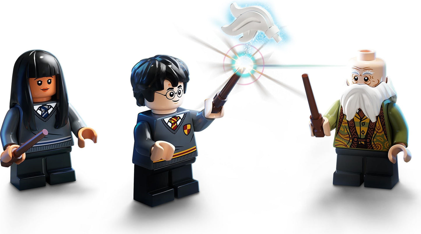 LEGO Harry Potter: 76385 Harry Potter Hogwarts Moment: Charms Class, Collectible Book Toy, Travel Case, Portable Playset (76385) - New Sealed - alternate view