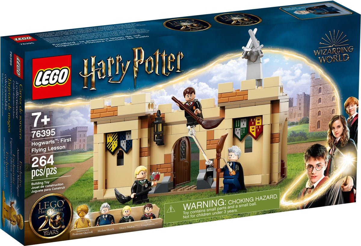 LEGO Harry Potter: Hogwarts: First Flying Lesson (76395) - New Sealed - box front