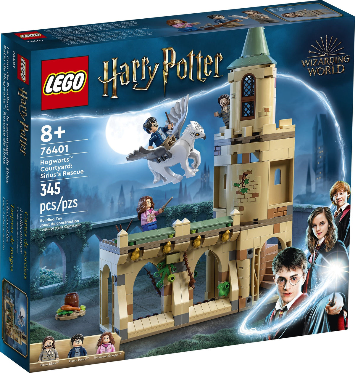 LEGO Harry Potter: Hogwarts Courtyard: Sirius's Rescue (76401) - New Sealed - box front
