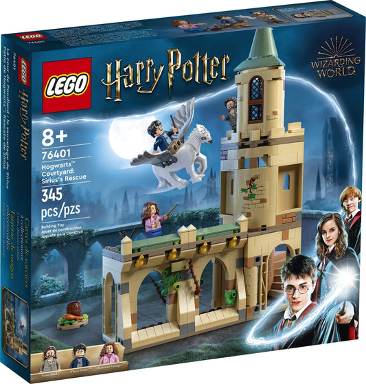 LEGO Harry Potter: Hogwarts Courtyard: Sirius's Rescue (76401) - New Sealed - box front