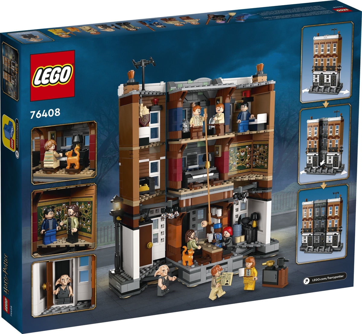 LEGO Harry Potter: 12 Grimmauld Place (76408) - New Sealed - alternate view