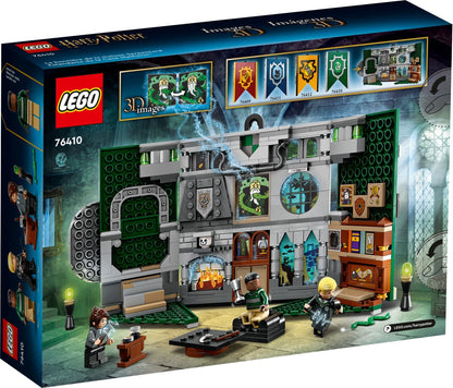 LEGO Harry Potter: 76410 Harry Potter Slytherin House Banner Set, Hogwarts Castle Common Room Toy or Wall Display, Collectible Travel Toy with Draco Malfoy Minifigure (76410) - New Sealed - built set