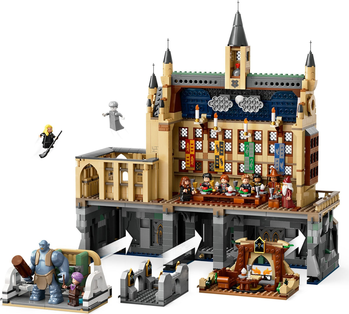 LEGO Harry Potter: Hogwarts Castle: The Great Hall (76435) - New Sealed - built set