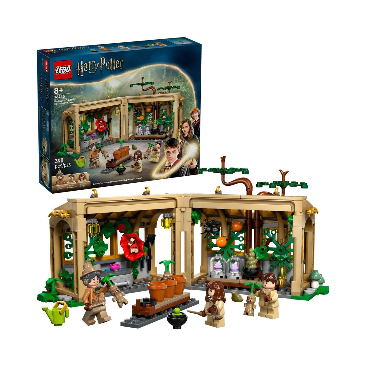 LEGO Harry Potter: Hogwarts Castle: Herbology Class (76445) - New Sealed - minifigures