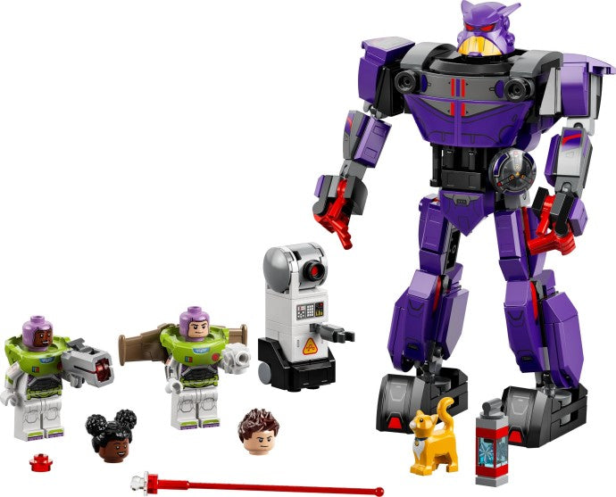 LEGO Disney: │ Disney and Pixar’s Lightyear Zurg Battle 76831 Building Kit; Includes Zurg Villain Mech Toy; For Lightyear Fans Aged 7+ (261 Pieces) (76831) - New Sealed - play features