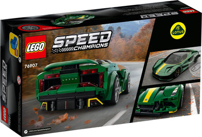LEGO Speed Champions: 76907 Speed Champions Lotus Evija Voiture de Course, Jouet Réduit Avec Minifigure de Pilote de Course, Jouet Pour Enfants (76907) - New Sealed - built set