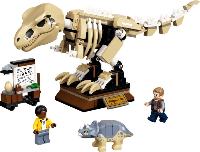 LEGO Jurassic World: 76940 Jurassic World T. rex Dinosaur Fossil Exhibition (76940) - New Sealed - play features