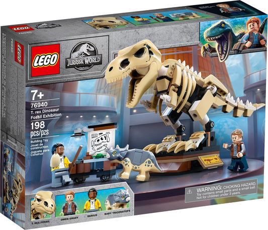 LEGO Jurassic World: 76940 Jurassic World T. rex Dinosaur Fossil Exhibition (76940) - New Sealed - box front