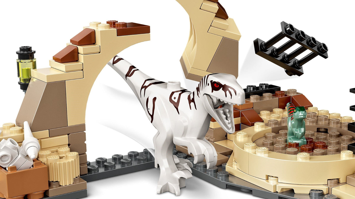 LEGO Jurassic World: Atrociraptor Dinosaur: Bike Chase (76945) - New Sealed - built set