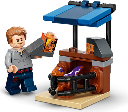 LEGO Jurassic World: Atrociraptor Dinosaur: Bike Chase (76945) - New Sealed - minifigures
