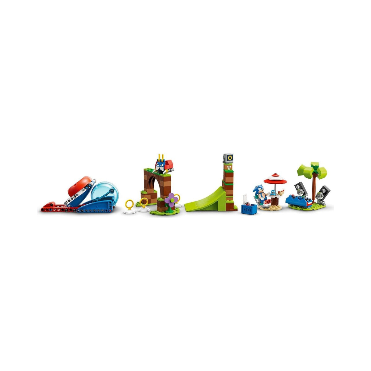 LEGO Sonic The Hedgehog: Sonic the Hedgehog Sonic's Speed Sphere Challenge Set, Buildable Toy Game with 3 Characters incl. a Moto Bug Badnik Figure, Toys for Kids, Boys & Girls 6 Plus Years Old 76990 (76990) - New Sealed - built set