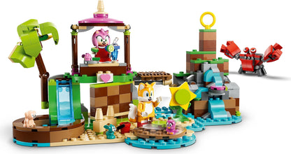 LEGO Sonic The Hedgehog: Sonic the Hedgehog Amy's Animal Rescue Island Playset, Buildable Toy with 6 Characters including Amy & Tails Figures, Gifts for Kids, Boys & Girls 7 Plus Years Old 76992 (76992) - New Sealed - built set