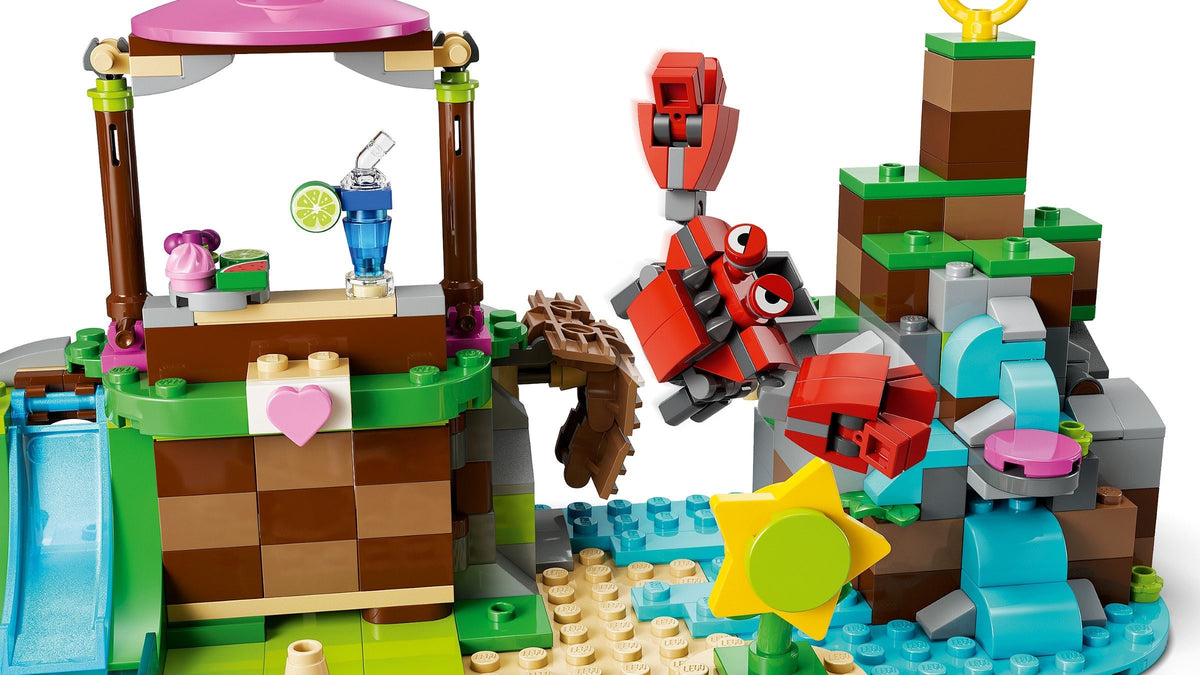 LEGO Sonic The Hedgehog: Sonic the Hedgehog Amy's Animal Rescue Island Playset, Buildable Toy with 6 Characters including Amy & Tails Figures, Gifts for Kids, Boys & Girls 7 Plus Years Old 76992 (76992) - New Sealed - minifigures