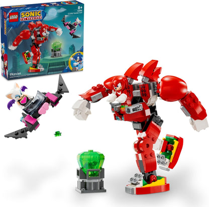 LEGO Sonic the Hedgehog: Sonic the Hedgehog Knuckles’ Guardian Mech, Action Figure Toy for Kids Boys & Girls with Video Game Character Figures Incl. Knuckles and Rouge the Bat, Plus a Master Emerald, Fun Gift Idea 76996 (76996) - New Sealed - box front
