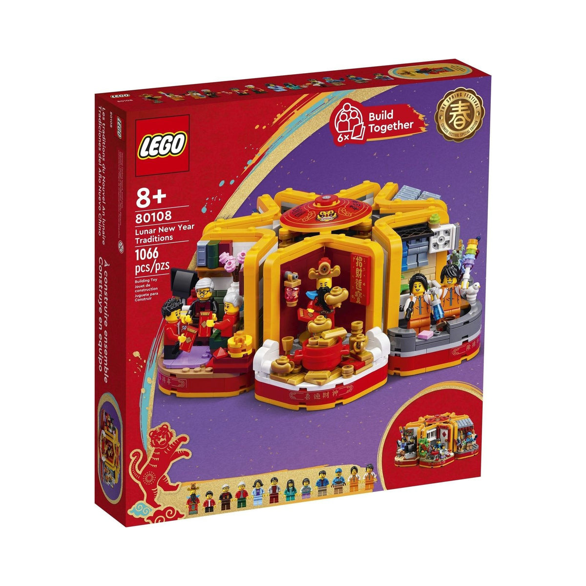 LEGO Chinese Traditional Festivals: Lunar New Year Traditions (80108) - New Sealed - built set