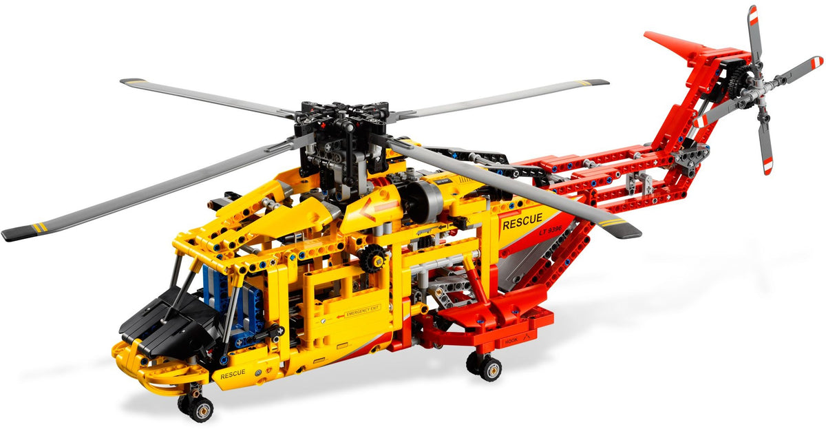 LEGO Technic: Technic 9396 Rescue Helicopter (9396) - Complete - box front