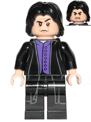 LEGO Harry Potter: Professor Severus Snape - Dark Purple Shirt, Black Robes (HP134) - Complete