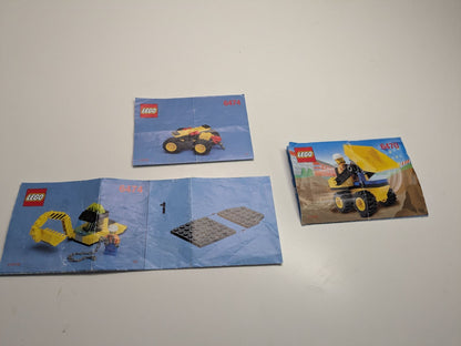 LEGO Town: Wheeled Front Shovel (6474) - Complete - side view