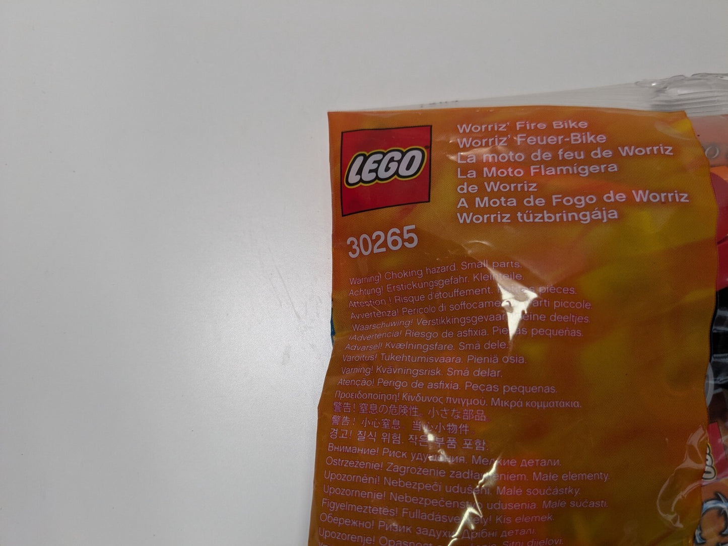 LEGO Legends of Chima: Worriz' Fire Bike (30265) - New Sealed - set details