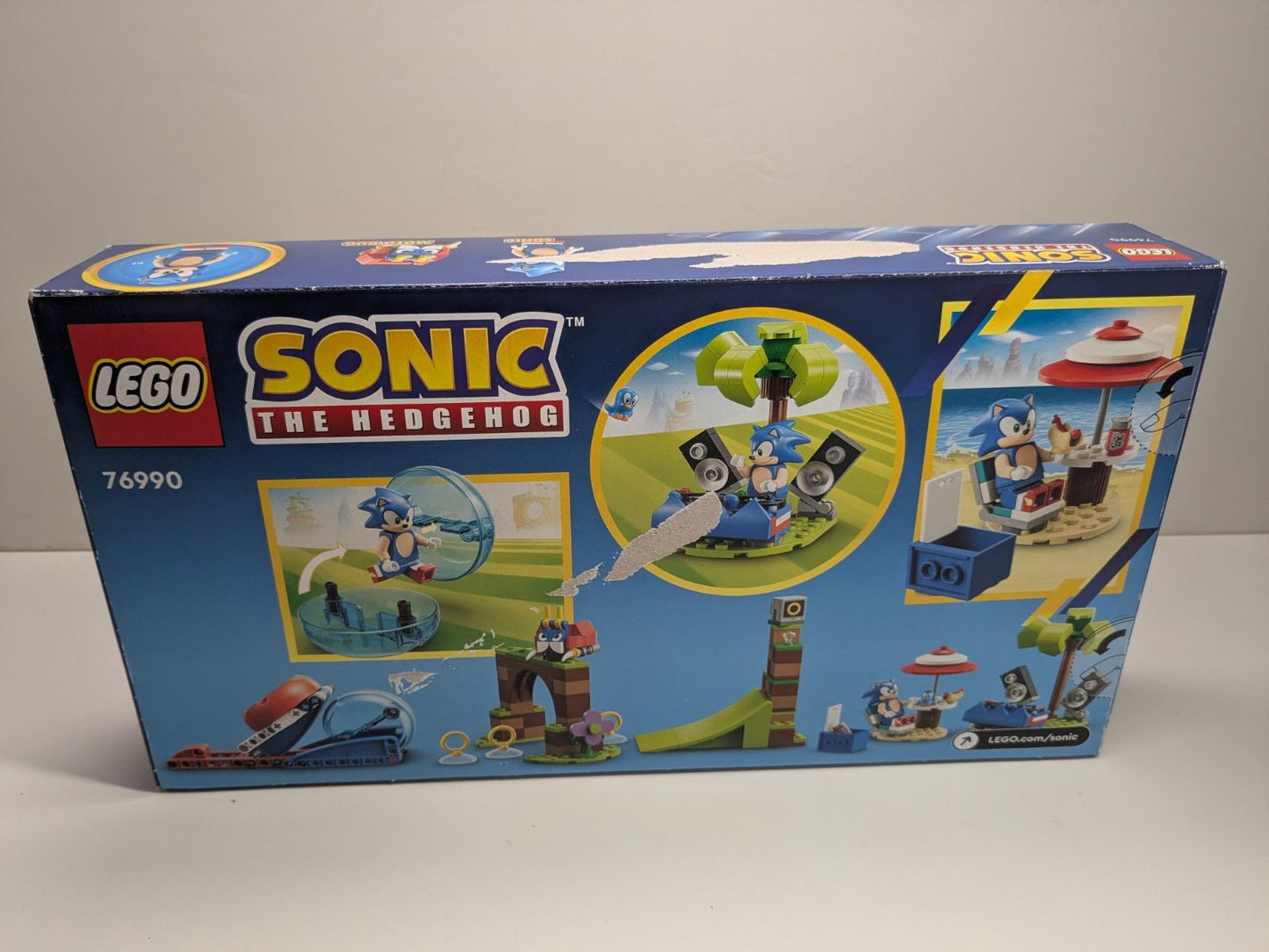 LEGO Sonic The Hedgehog: Sonic the Hedgehog Sonic's Speed Sphere Challenge Set, Buildable Toy Game with 3 Characters incl. a Moto Bug Badnik Figure, Toys for Kids, Boys & Girls 6 Plus Years Old 76990 (76990) - New Sealed - minifigures