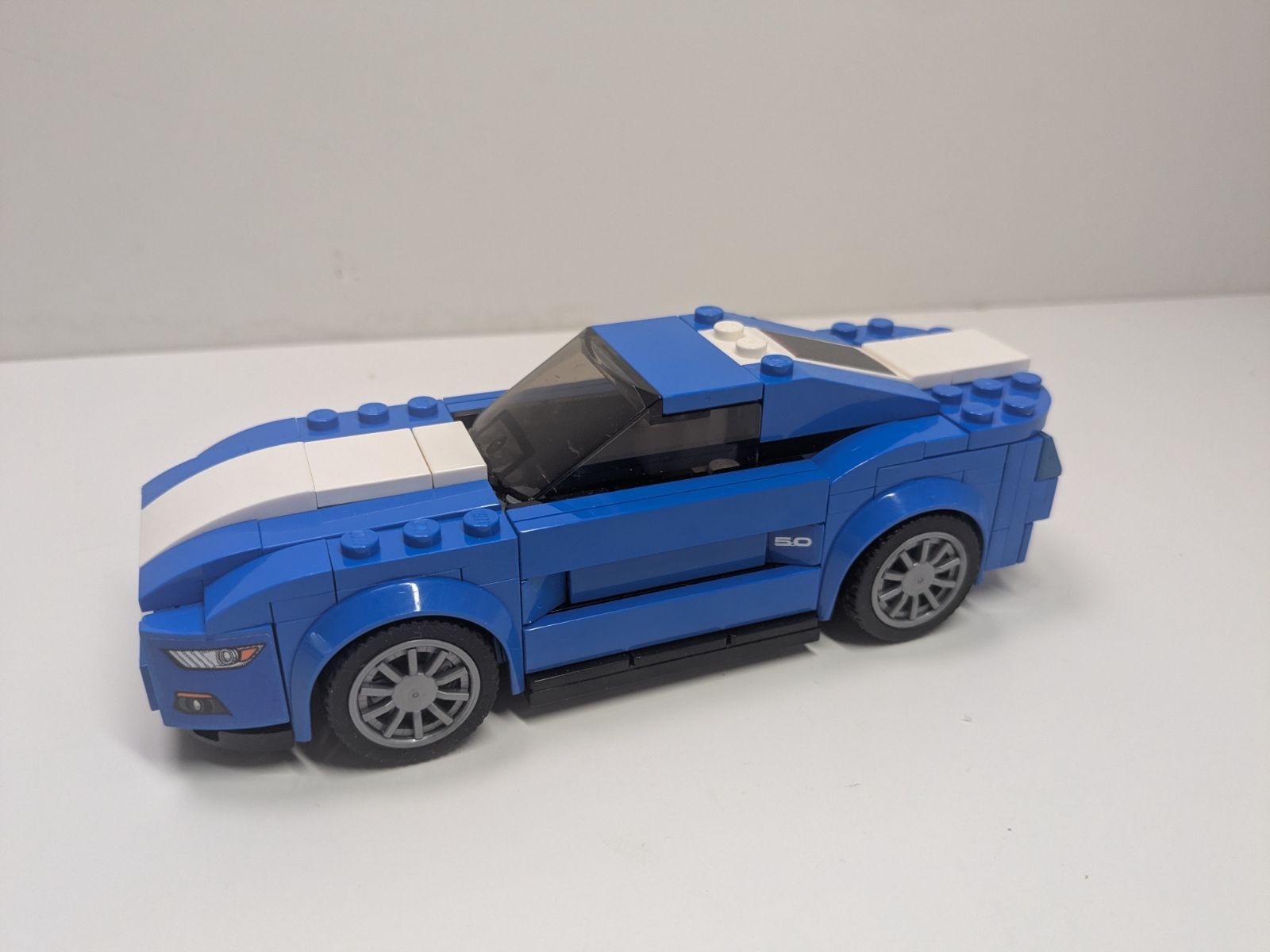 LEGO Speed Champions: Ford Mustang GT (Missing Stickers) (75871) - Incomplete - set details