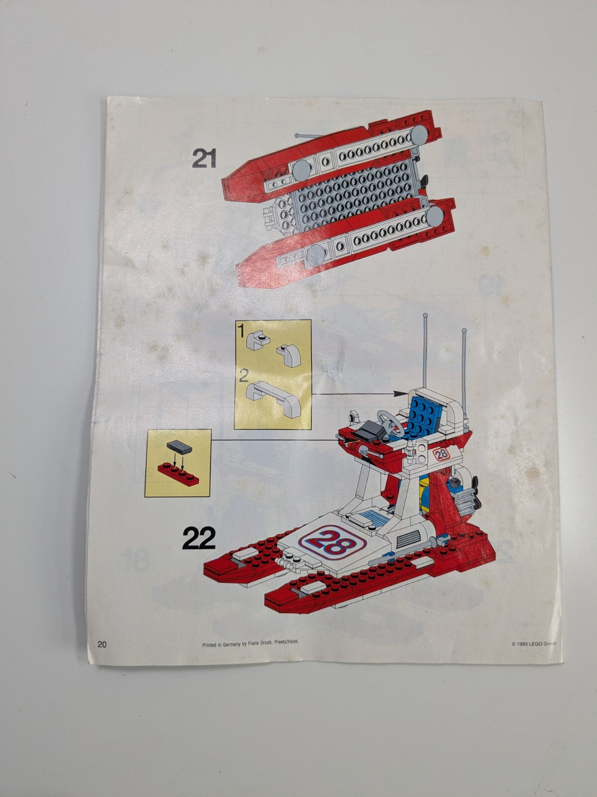 LEGO Model Team: Sea Jet (5521) - Complete - side view