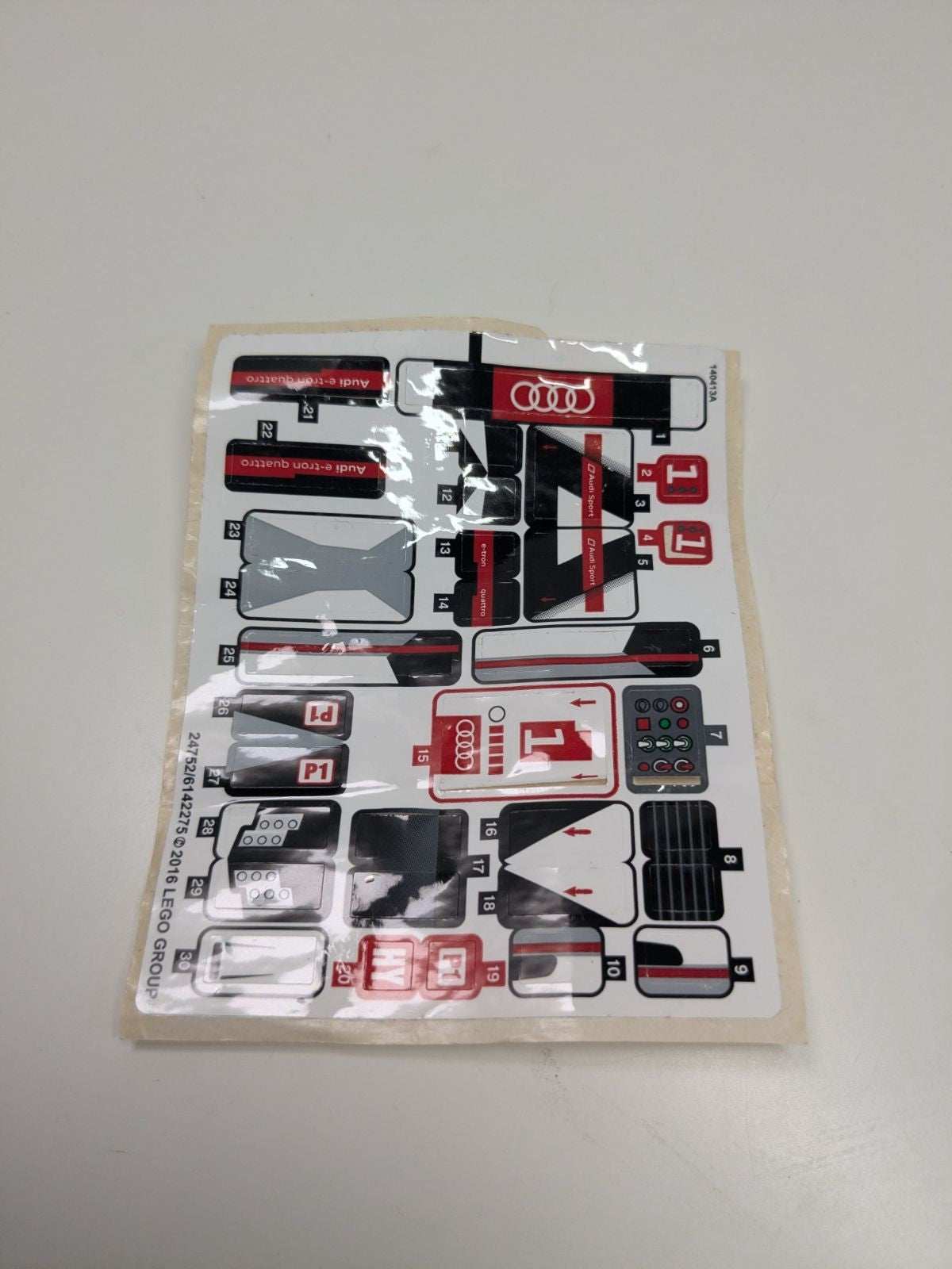 LEGO Speed Champions: Audi R18 e-tron quattro (75872) - Complete - contents