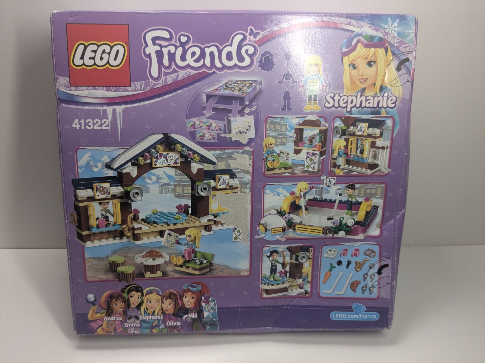 LEGO Friends: Snow Resort Ice Rink (41322) - New Sealed - minifigures