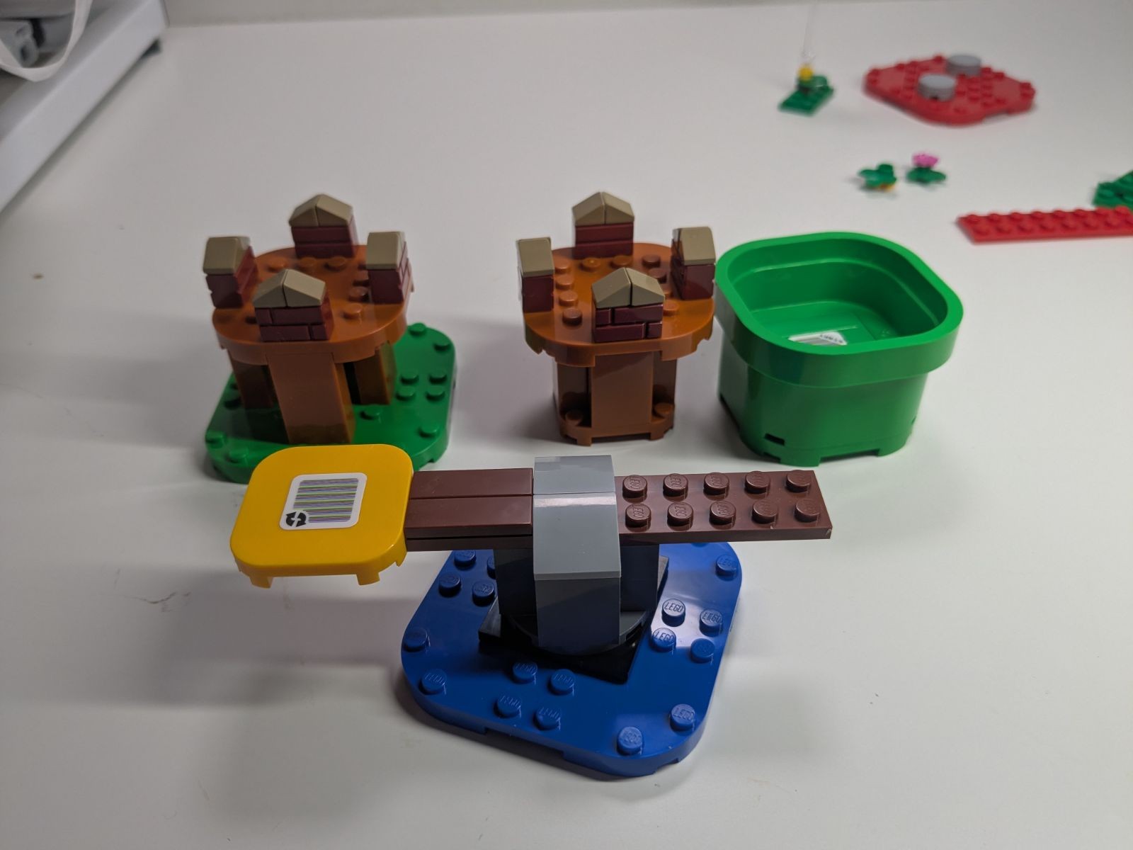 LEGO Super Mario: Adventures with Mario Starter Course (71360) - Complete - rear view