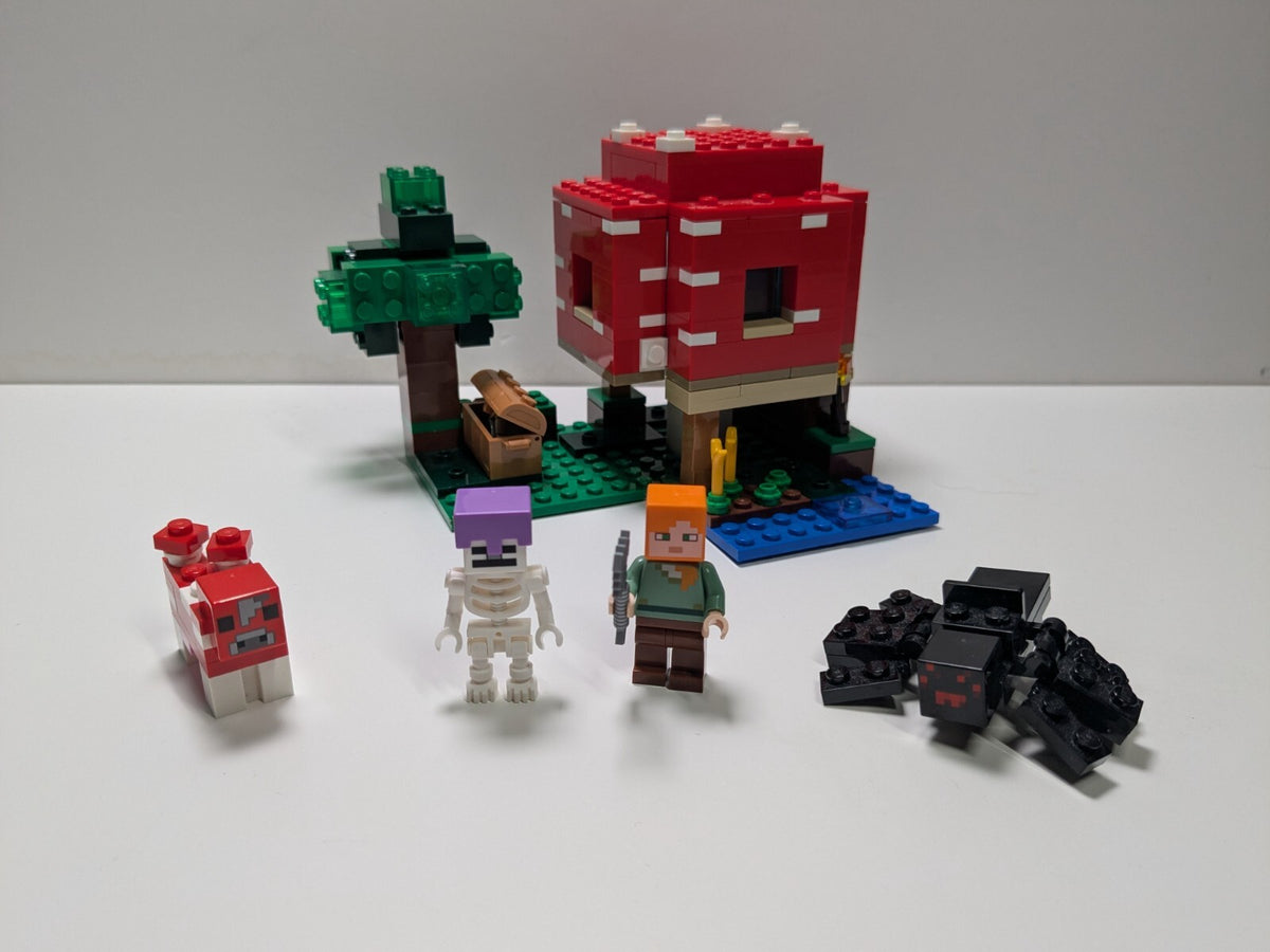 LEGO Minecraft: The Mushroom House (21179) - Complete - box front