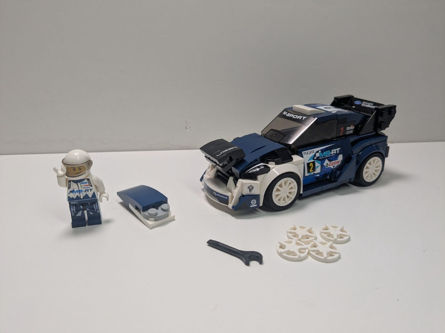 LEGO Speed Champions: Ford Fiesta M-Sport WRC (Missing Stickers) (75885) - Incomplete - box front